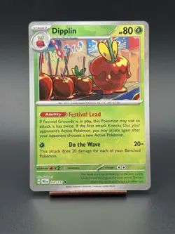 Pokemon TCG SV Prismatic Evolutions Dipplin (Master Ball Pattern) 010/131 - Image 1