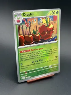 Pokemon TCG SV Prismatic Evolutions Dipplin (Master Ball Pattern) 010/131 - Image 2