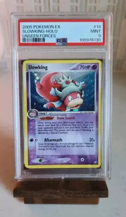 Slowking 14/115 Pokemon: Unseen Forces Reverse Holo Mint PSA 9 - Image 1