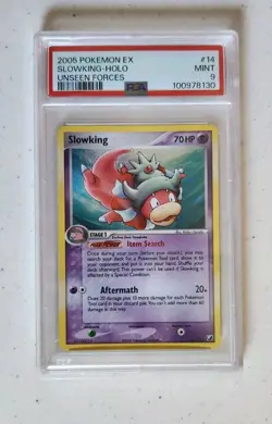 Slowking 14/115 Pokemon: Unseen Forces Reverse Holo Mint PSA 9 - Image 3