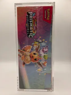 Pokemon SV8.5 Prismatic Evolutions sealed Booster Bundle Display W/Acrylic AD14 - Image 3