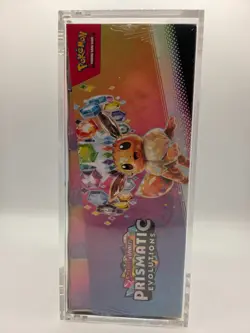 Pokemon SV8.5 Prismatic Evolutions sealed Booster Bundle Display W/Acrylic AD14 - Image 5