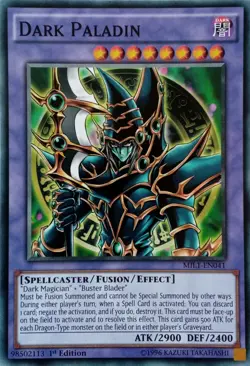 MIL1-EN041 DARK PALADIN COMMON 1ST EDITION YuGiOh CARD - Image 1