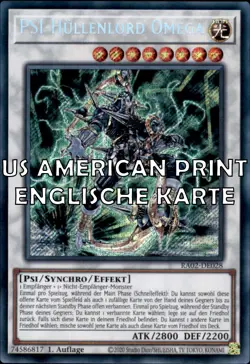 Yugioh RA02-EN028 - PSY-Framelord Omega - Secret Rare - AMERICAN VERSION - Image 1