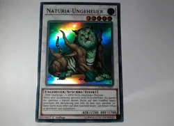 Yugioh NATURIA-UNGEHEUER , dupo-de091 Ultra Rare deutsch Near Mint 1. Auflage - Image 2