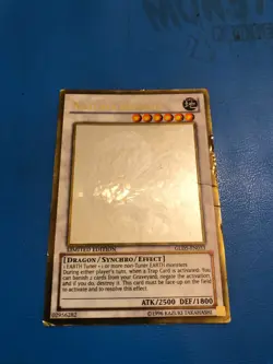 YUGIOH Ghost Rare Naturia Barkion GLD5-EN033 PLAYED - Image 1