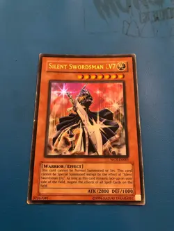 YUGIOH Ultra Rare Silent Swordsman LV7 WC5-EN001 MOD PLAY - Image 1
