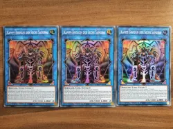 3x Yu-Gi-Oh! CHIM-DESE2 Kampf-Shogun der Sechs Samurai Super Rare NM - Image 1