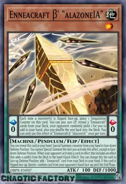 YUGIOH PHRE-EN017 Deftero Enneacraft - alazoneIA Rare 1st Edition NM - Image 1