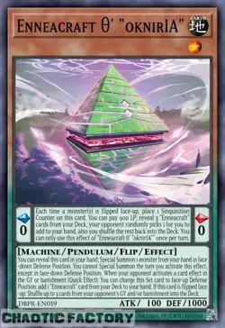 YUGIOH PHRE-EN019 Enato Enneacraft - oknirIA Rare 1st Edition NM - Image 1