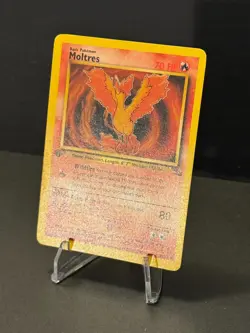 Moltres 27/62 - Non-Holo Fossil 1st Edition 1999 Pokemon TCG Card - LP - Image 2