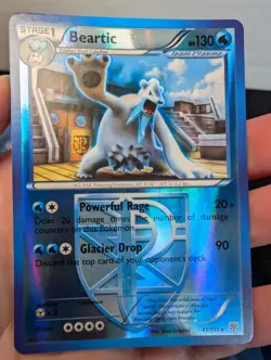 Beartic (Team Plasma) Plasma Storm 41/135 Reverse Holo Rare Pokemon Card - NM - Image 1
