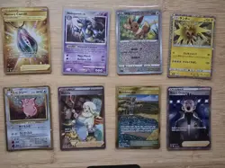 Pokemon Card Lot of 8 Cards Zapdos, Nidoqueen, Eevee, Boss Orders,clefable - Image 1