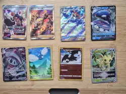 Pokemon Card Lot of 8 Cards Raihan, Charizard, Leafeon, Swablu, Kyogre - Image 1