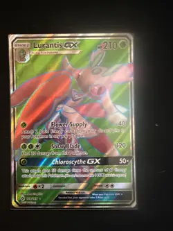 Pokemon Lurantis GX TCG Full Art Holo Card Sun & Moon Base Set 138/149 - Image 1