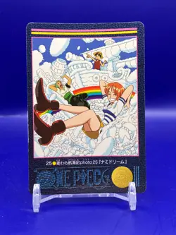 Luffy Nami ONE PIECE Visual Adventure Cards TCG Japanese Anime 2000 #25 [AE] - Image 1