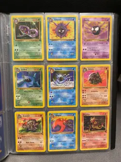 Fossil Set Complete Common and Uncommon 32 Pokemon Cards Bundle 1999 WOTC 31-62 - Image 1