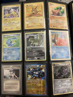 Mid Era Pokemon Card Lot 108 Cards binder not included - Image 1