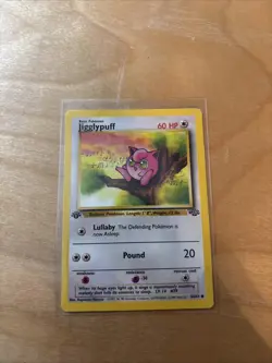 Pokemon TCG Jigglypuff 1st Edition Jungle Card 54/64 Regular Common - Image 1