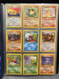 Jungle Set Complete Common and Uncommon 32 Pokemon Cards Bundle 1999 WOTC NM-LP - Image 3