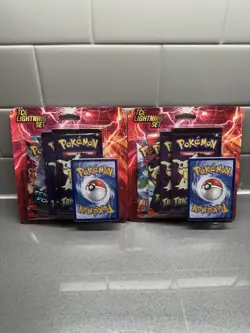 Lot Of 2 - Pokemon TCG Lightning Set 4 Packs + 1 Card Factory Sealed - Image 1