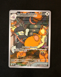 Pokemon Card TCG - Team Rocket's Raticate 202/182 - Destined Rivals - IR - NM ⭐ - Image 1