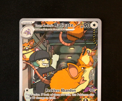 Pokemon Card TCG - Team Rocket's Raticate 202/182 - Destined Rivals - IR - NM ⭐ - Image 2