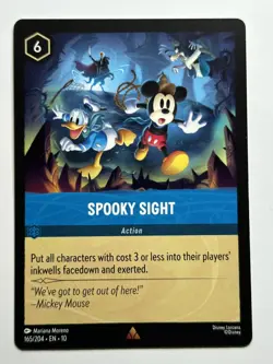 Spooky Sight Whispers in the Well 165/204 NM Lorcana Card - Image 1