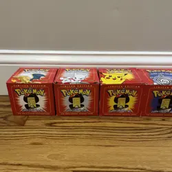 Pokemon 23k Burger King Gold Plated Trading Card Set Red Box Lot Of 6 - Sealed - Image 5