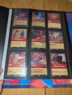 Disney Lorcana TCG Stitch Binder + 100 FOIL Cards - Image 2