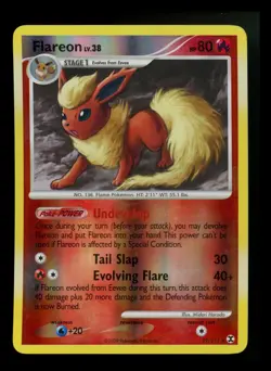 Flareon 19/111 Rising Rivals 2009 Reverse Holo Rare Pokemon Card TCG - Image 1