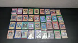 Yu-Gi-Oh Card Lot of 36 1996 Dark Magician Blue Eyes White Dragon Forbidden One - Image 1