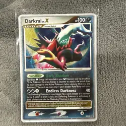 Darkrai LV.X 104/106 Extended Art Ultra Rare Card Pokemon Great Encounters - LP - Image 1