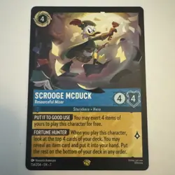 Lorcana Scrooge McDuck Resourceful Miser Card 154/204 Archazia's Island Regular - Image 1