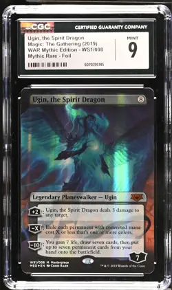 UGIN, THE SPIRIT DRAGON Masterpiece Series: Mythic Edition Foil Mythic CGC 9 MTG - Image 1