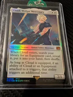 Cloud, Midgar Mercenary MTG Mythic Rare Magic: The Gathering Final Fantasy 7 - Image 1