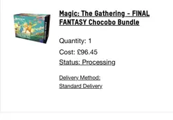 Magic The Gathering Final Fantasy Chocobo Bundle Box IN HAND next day 🚚 - Image 2