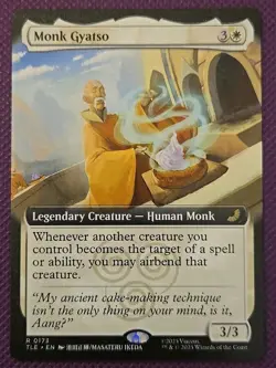 Monk Gyatso R Extended Art #173 | TLE Avatar Eternal | MTG Mint 🔥 - Image 1