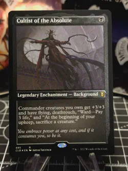 MTG Etched Foil CMR: Battle for Baldur's Gate CLB Cultist of the Absolute MINT - Image 1