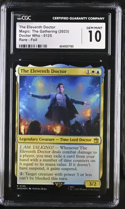 THE ELEVENTH DOCTOR Doctor Who Traditional Foil Rare CGC 10 MTG [Nostalgium] - Image 1