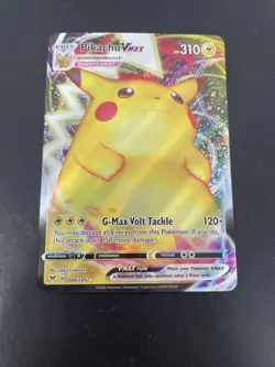 Pikachu VMAX 044/185 Full Art Holo Pokemon Trading Card - Image 1