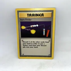 Item Finder 74/102 Base Set Rare Pokemon tcg 1999 LP - Image 1