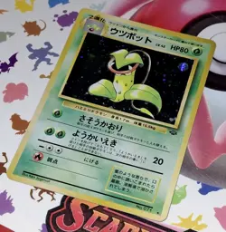 1997 Pokemon TCG VICTREEBEL NO. 071 JUNGLE SET Holo Rare Old Back JP - Image 2