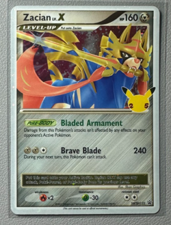 2021 Pokemon SWSH135 Celebrations Zacian lvl X Promo NM-M - Image 1