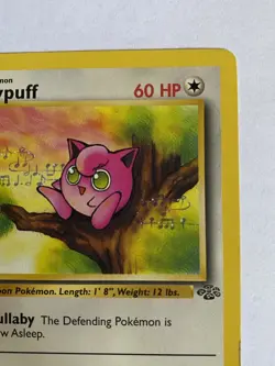 Pokemon JIGGLYPUFF 54/64 1st Edition Jungle - Played DMG - Image 5
