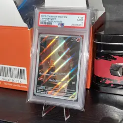 2023 Pokemon Scarlet & Violet 151 Charmander Illustration Rare #168/165 PSA 9 - Image 1