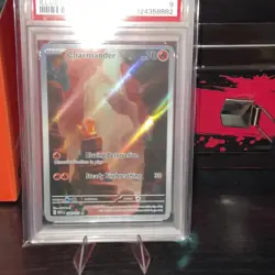2023 Pokemon Scarlet & Violet 151 Charmander Illustration Rare #168/165 PSA 9 - Image 2