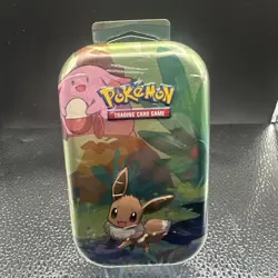 Pokemon TCG Kanto Friends Eevee Chansey Mini Tin - Sealed - Single Tin 820650101526 - Image 1