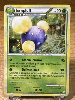Jumpluff - 6/123 Pokemon HeartGold & SoulSilver Holo Rare Spanish LP - Image 1