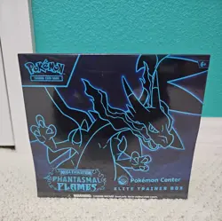 Pokemon Phantasmal Flames Pokemon Center ETB Elite Trainer Box Sealed - Image 1